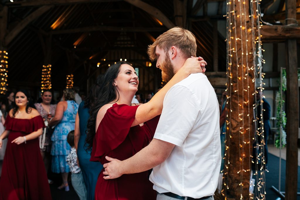guests on dance floor