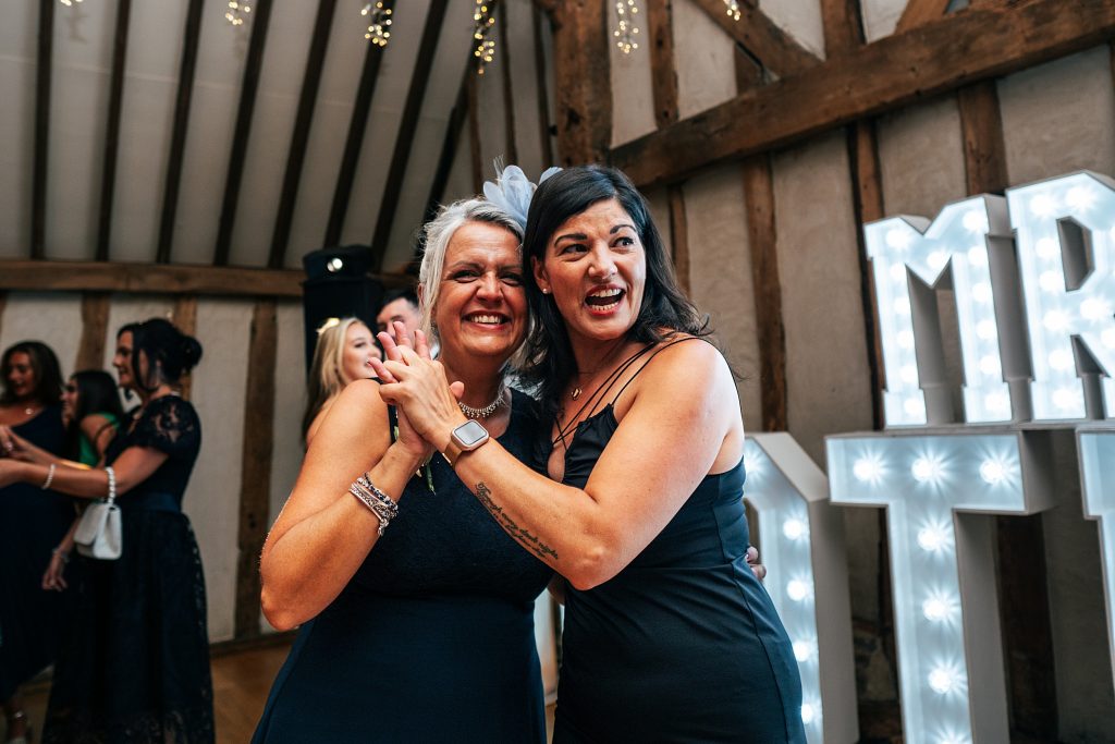 guests on dance floor