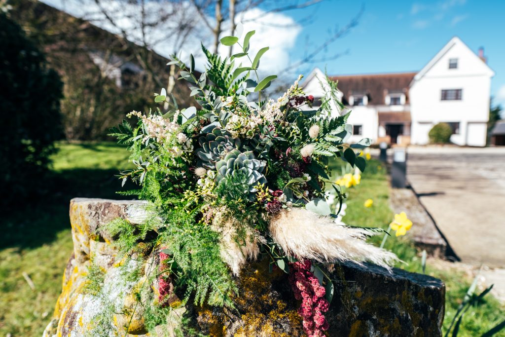 Spring wedding at Essex venue Tuffon Hall by Three Flowers Photography