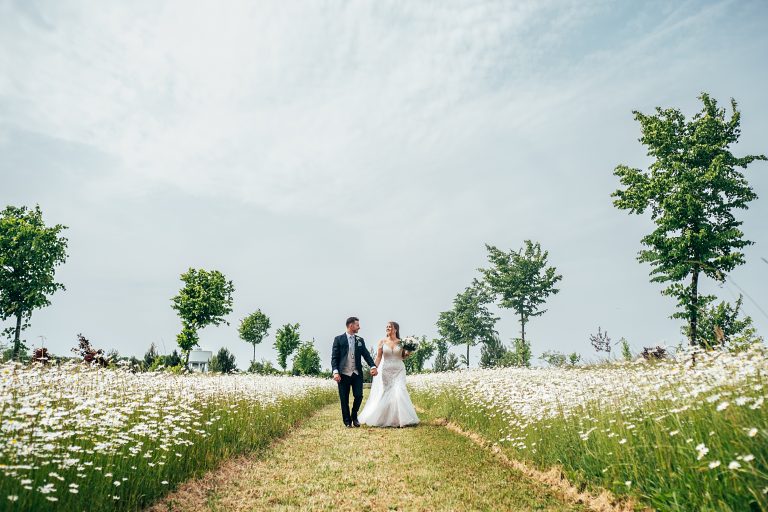 Outdoor Maidens Barn wedding with Singing Waiters Best Essex Wedding Photographer