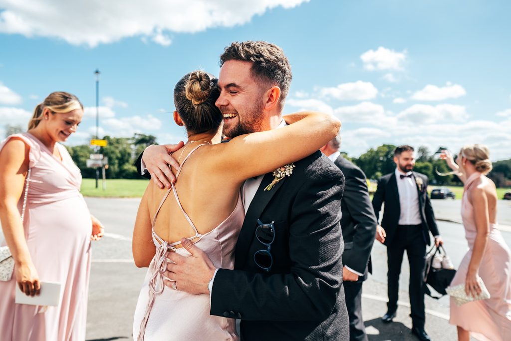 Vintage Chic and black tie wedding at The Hare's Field, Essex Suffolk wedding photographer