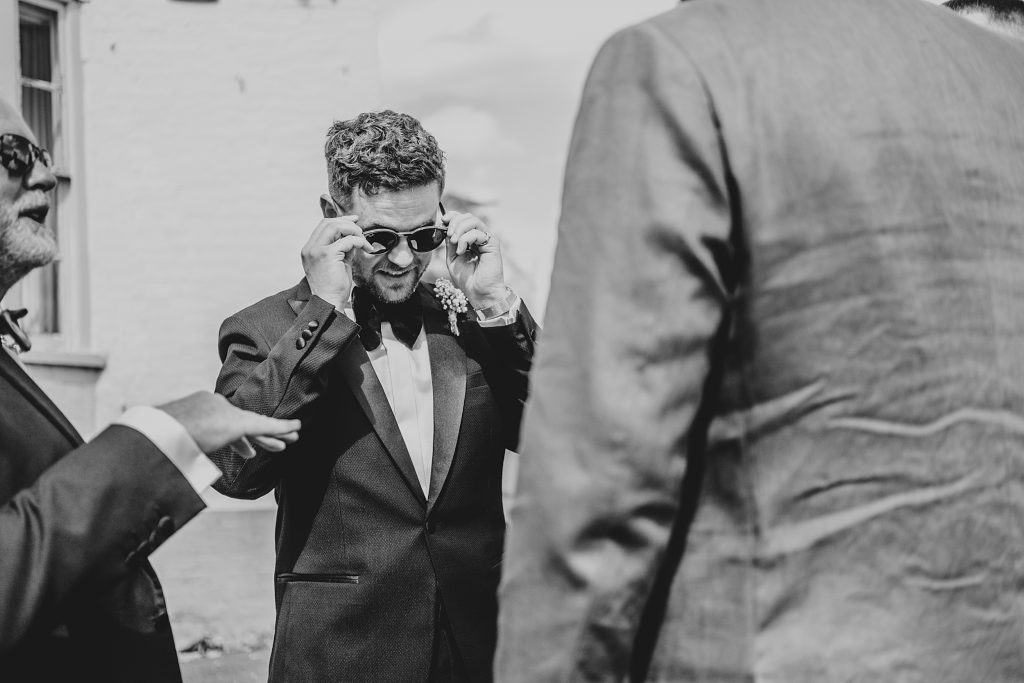 Vintage Chic and black tie wedding at The Hare's Field, Essex Suffolk wedding photographer