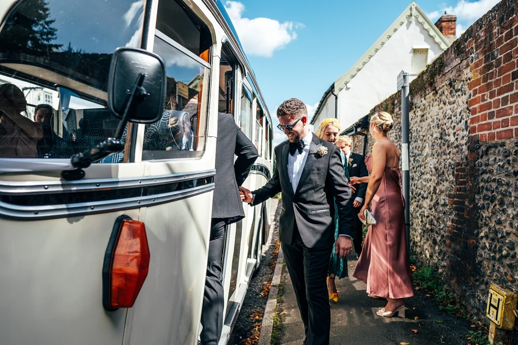Vintage Chic and black tie wedding at The Hare's Field, Essex Suffolk wedding photographer