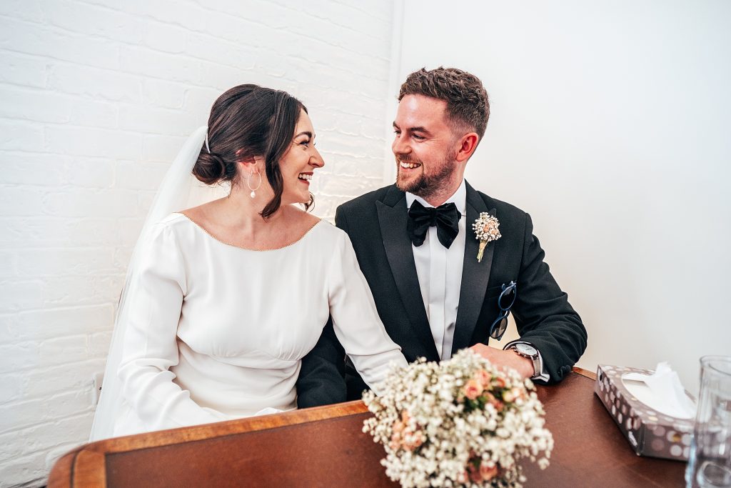 Vintage Chic and black tie wedding at The Hare's Field, Essex Suffolk wedding photographer