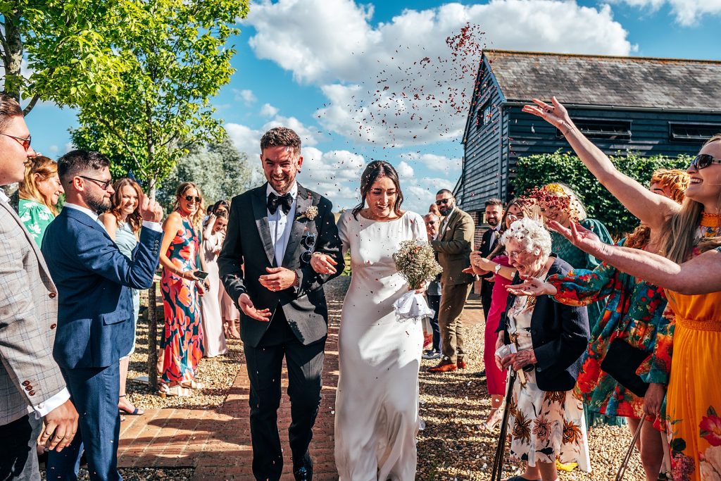 Vintage Chic and black tie wedding at The Hare's Field, Essex Suffolk wedding photographer