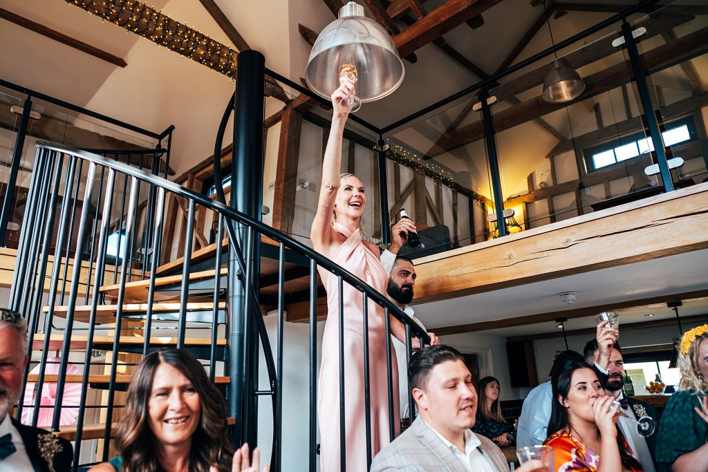 Vintage Chic and black tie wedding at The Hare's Field, Essex Suffolk wedding photographer