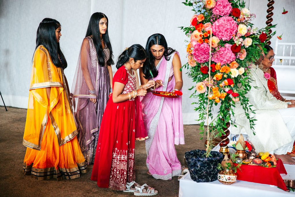 wedding guests during Mehendi