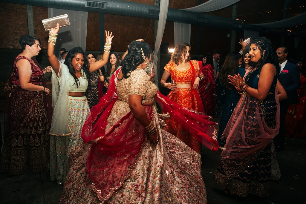 guests on dance floor