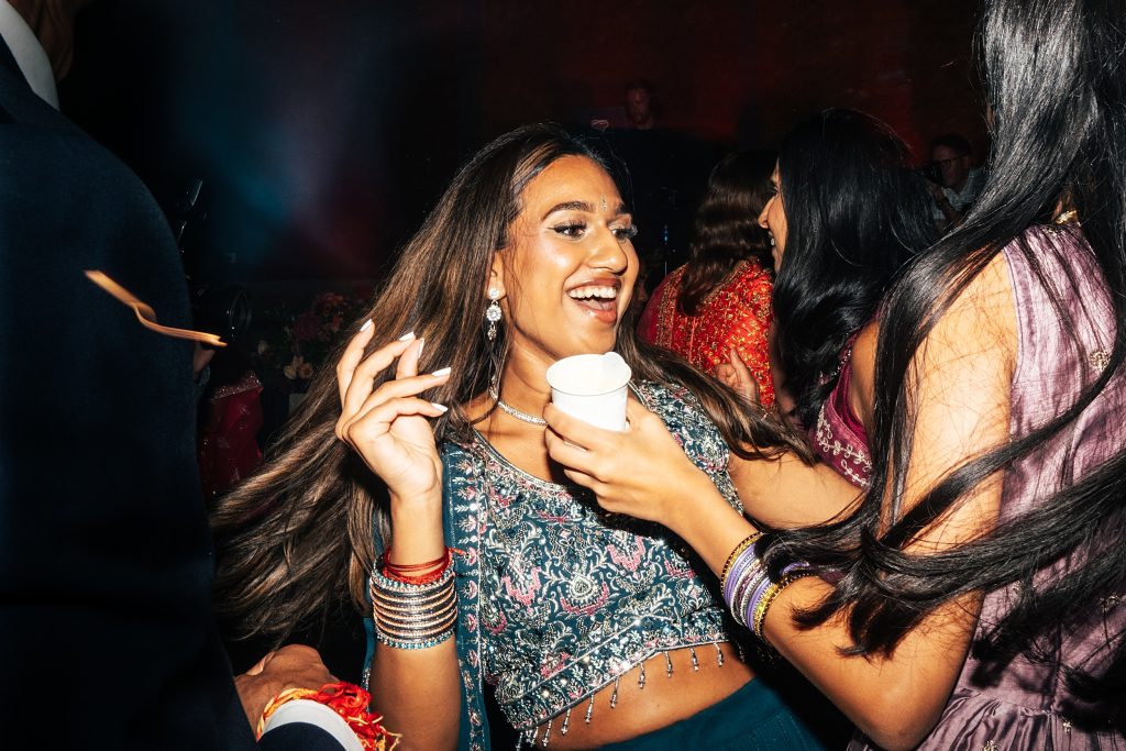 guests on dance floor