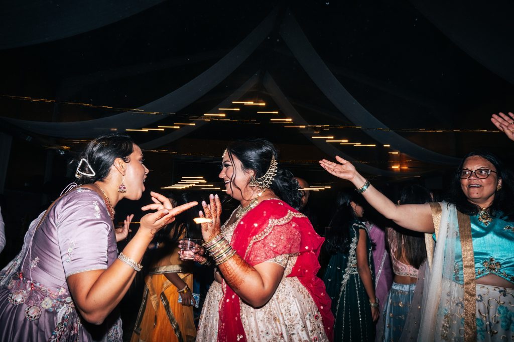 guests on dance floor