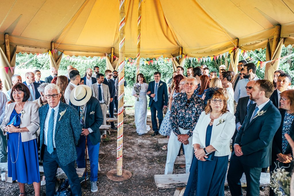 Relaxed Festival wedding at Wilderness Wedding Venue Best Essex Kent Wedding Photographer