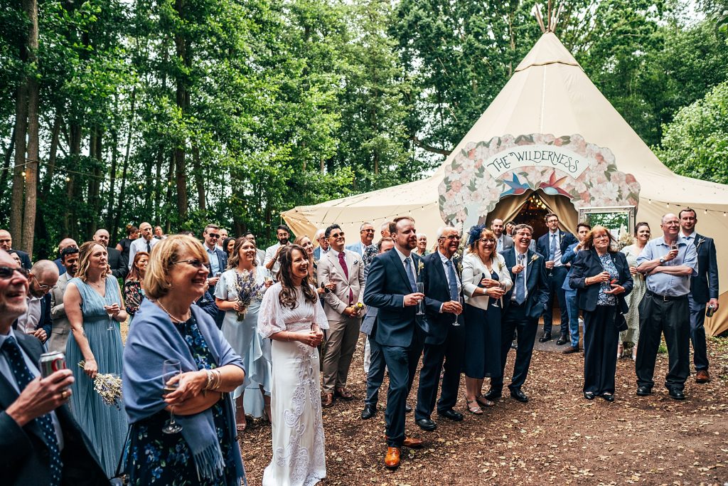 Relaxed Festival wedding at Wilderness Wedding Venue Best Essex Kent Wedding Photographer
