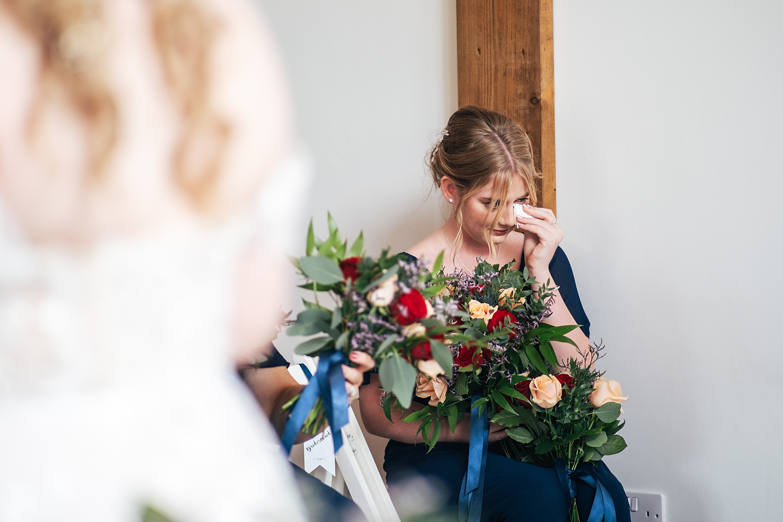 bridesmaid wipes tear away
