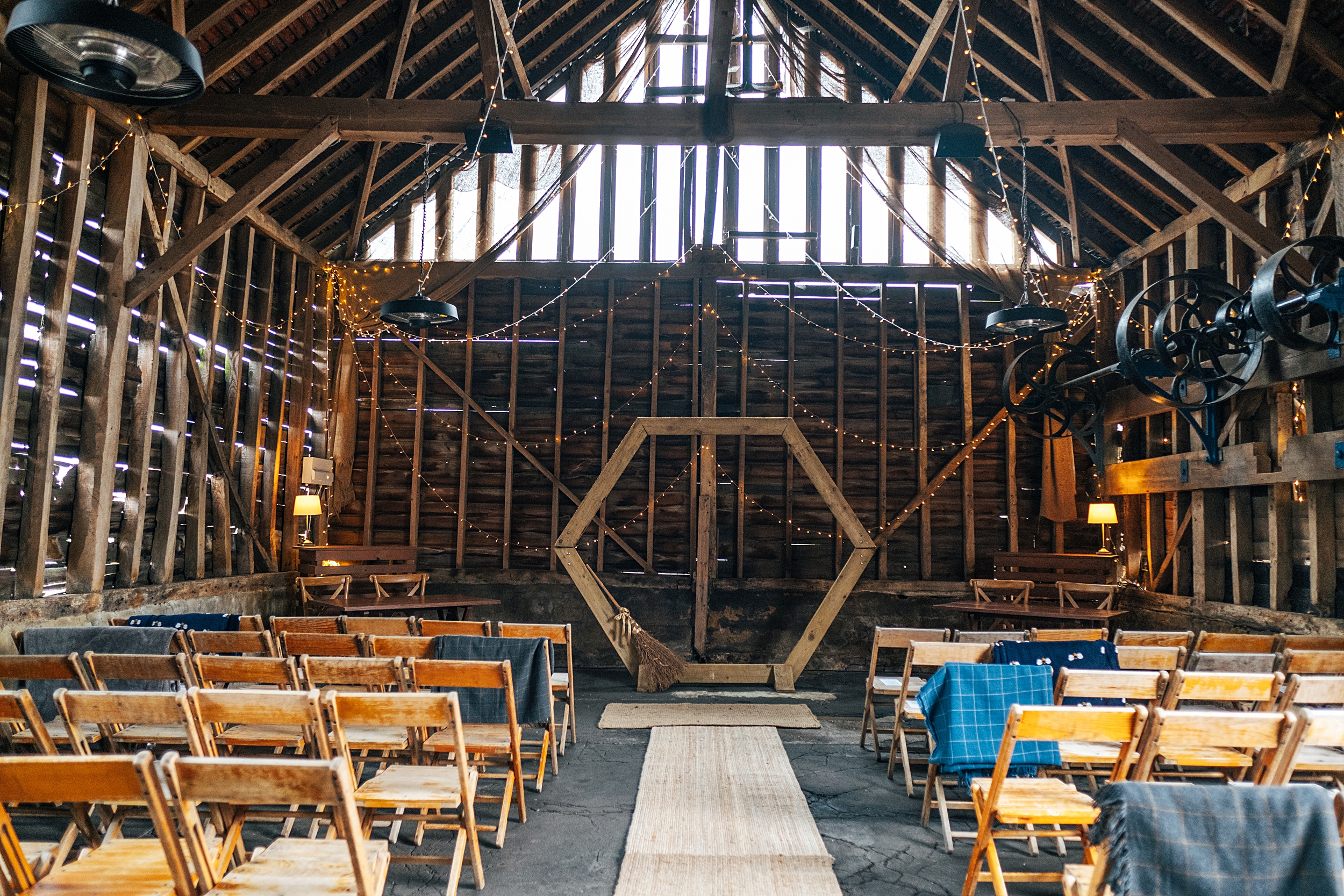 alternative autumn wedding at The Barns at Lodge Farm Essex documentary wedding photographer