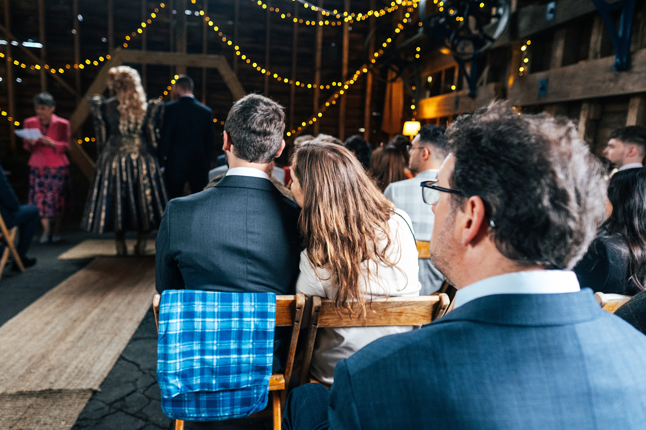 alternative autumn wedding at The Barns at Lodge Farm Essex documentary wedding photographer