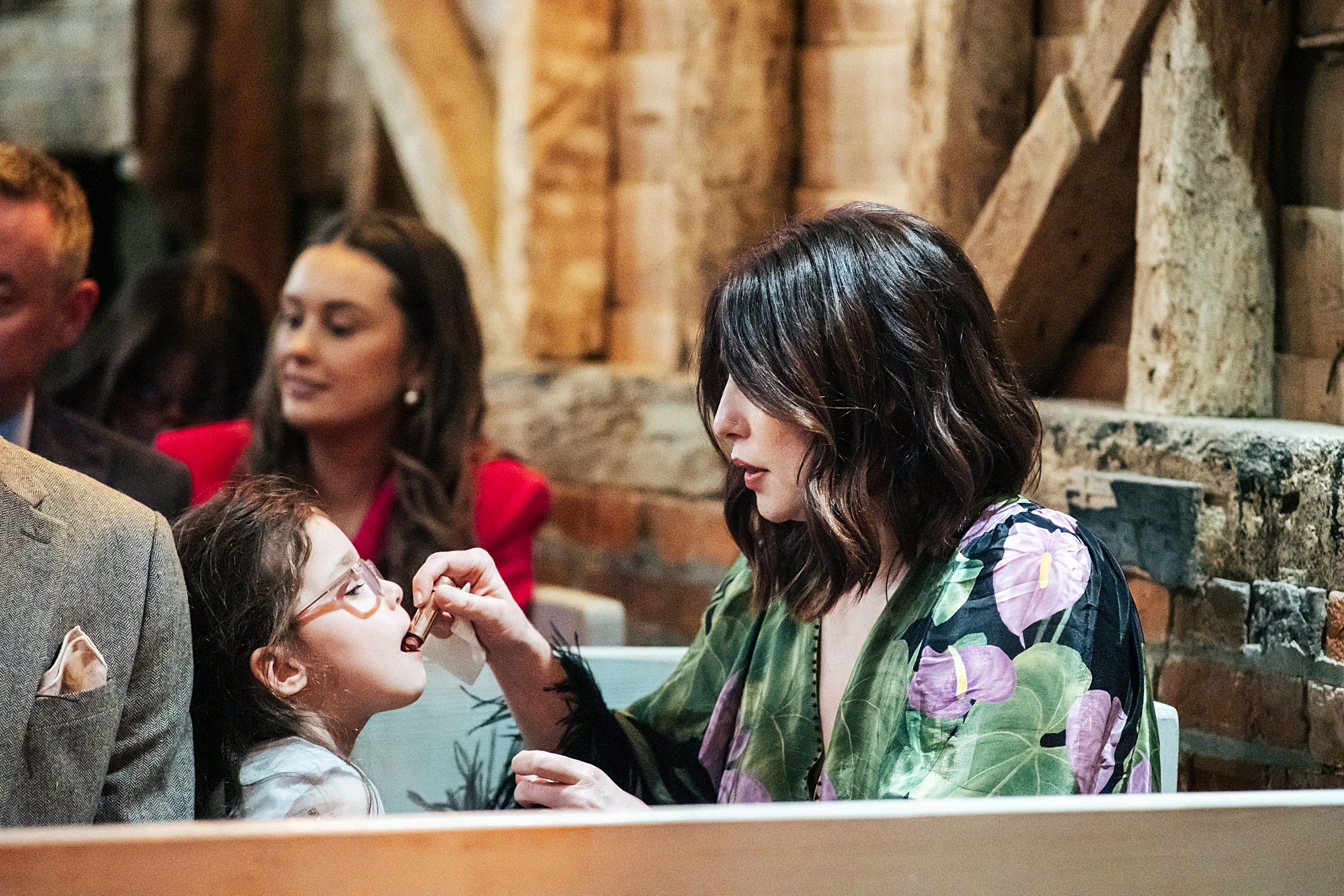 Christmas wedding at The Milling Barn Essex documentary wedding photographer