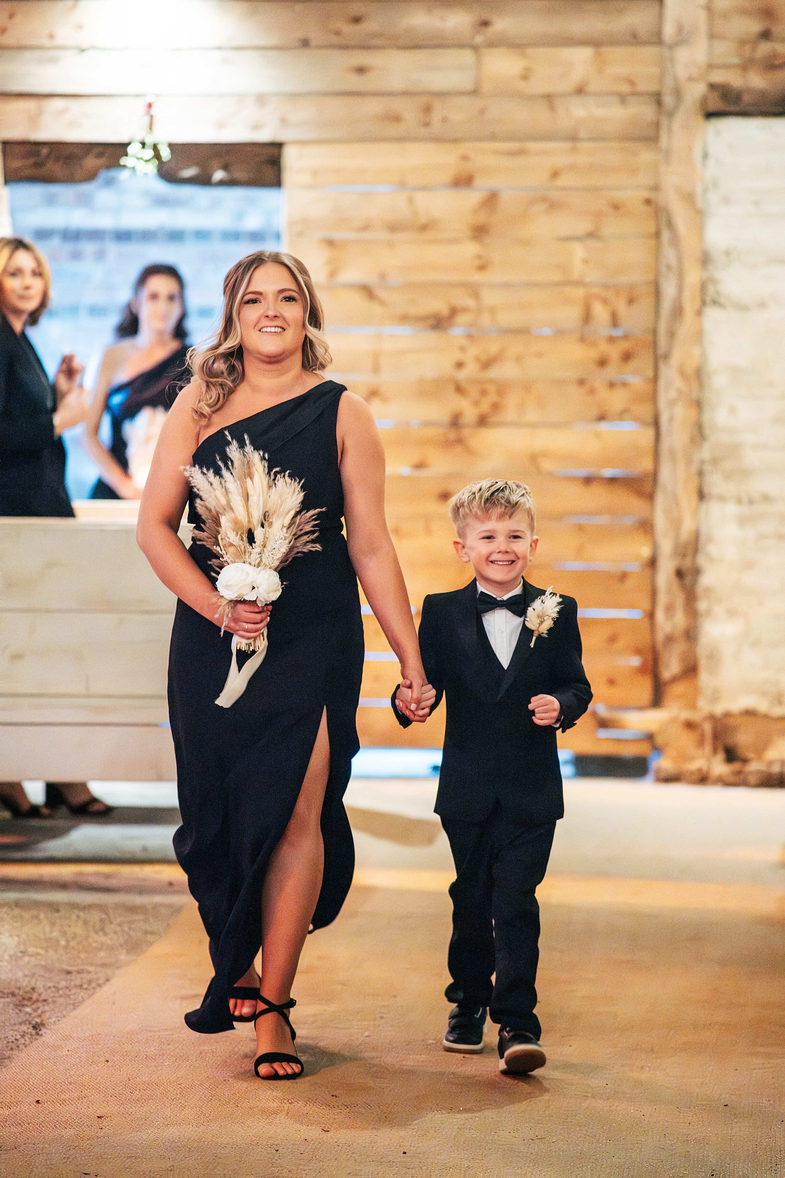 Christmas wedding at The Milling Barn Essex documentary wedding photographer