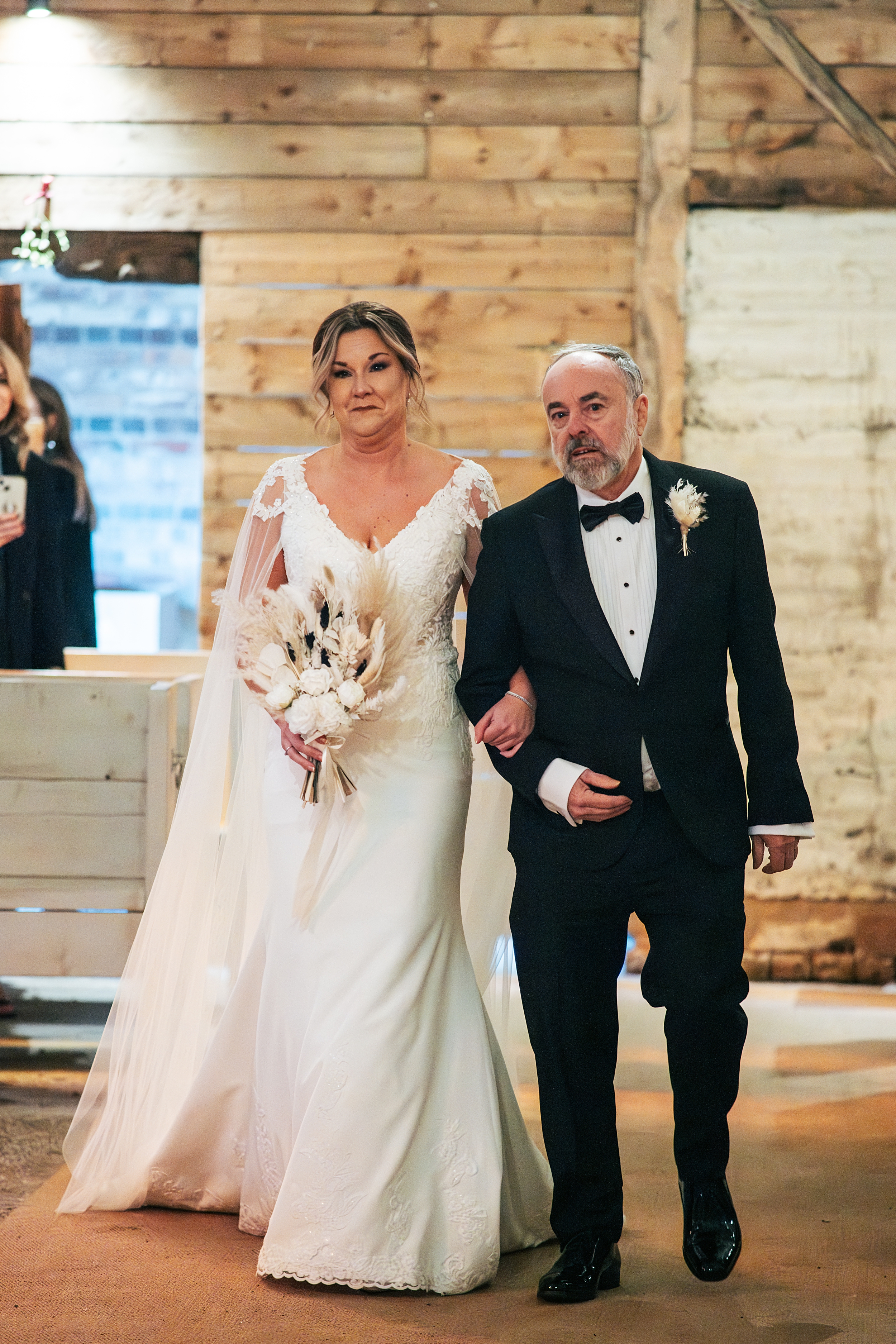 Christmas wedding at The Milling Barn Essex documentary wedding photographer