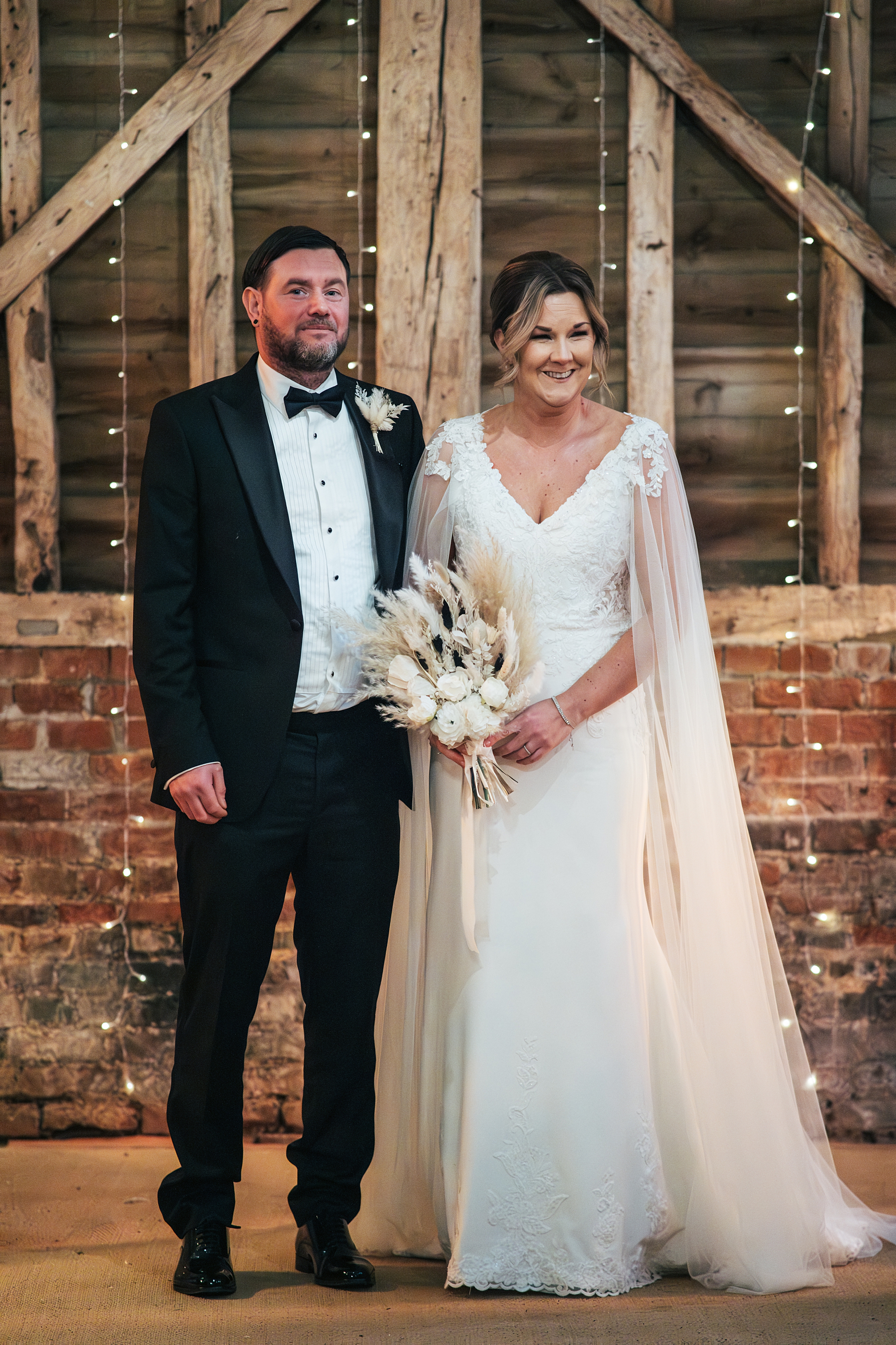 Christmas wedding at The Milling Barn Essex documentary wedding photographer