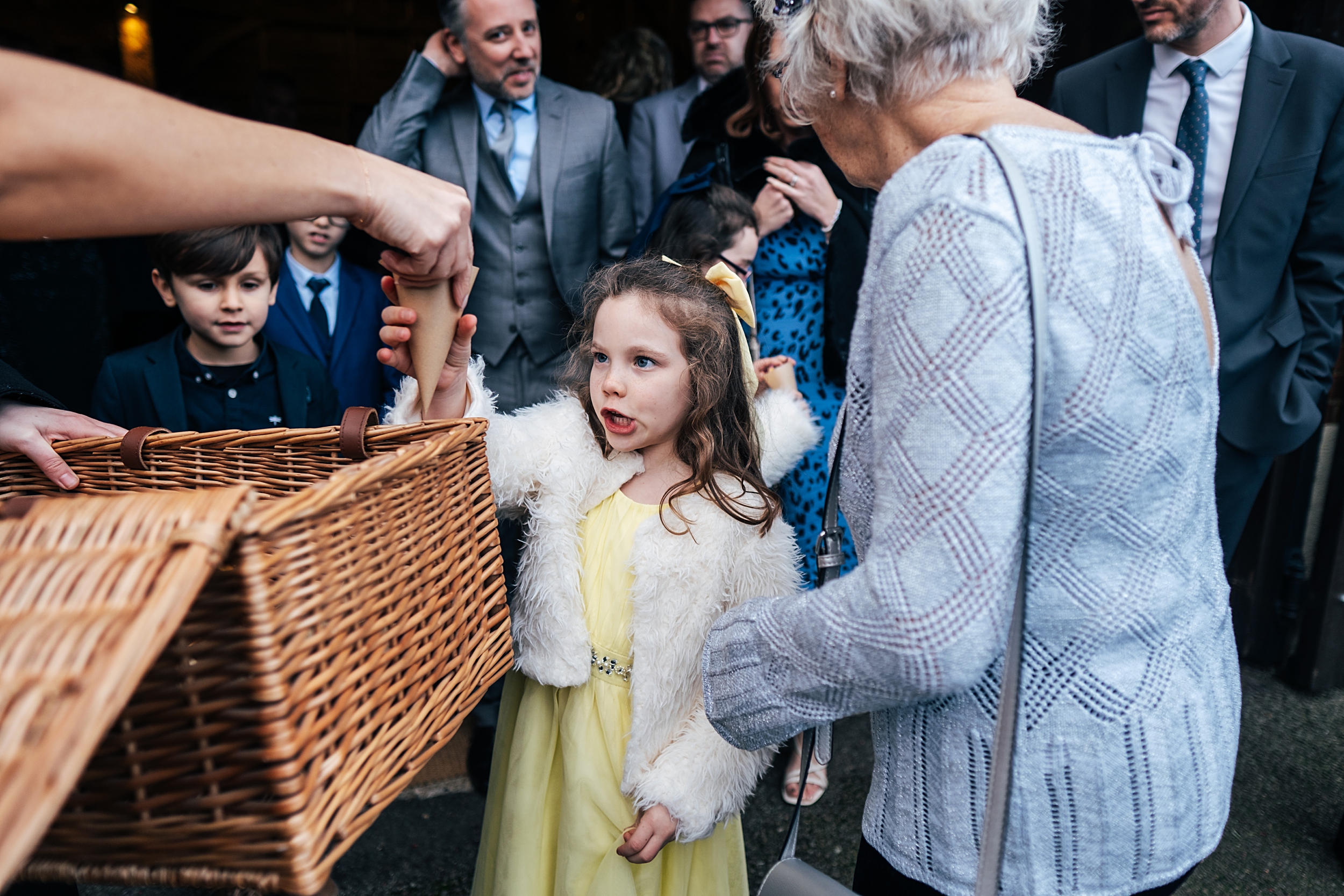 Christmas wedding at The Milling Barn Essex documentary wedding photographer