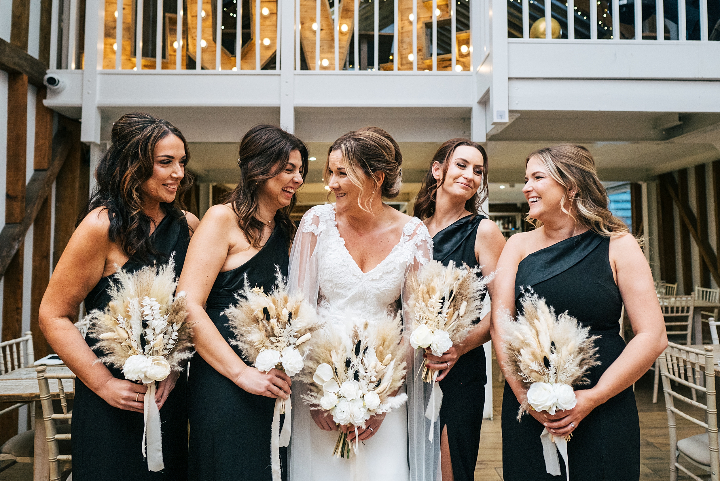 Christmas wedding at The Milling Barn Essex documentary wedding photographer