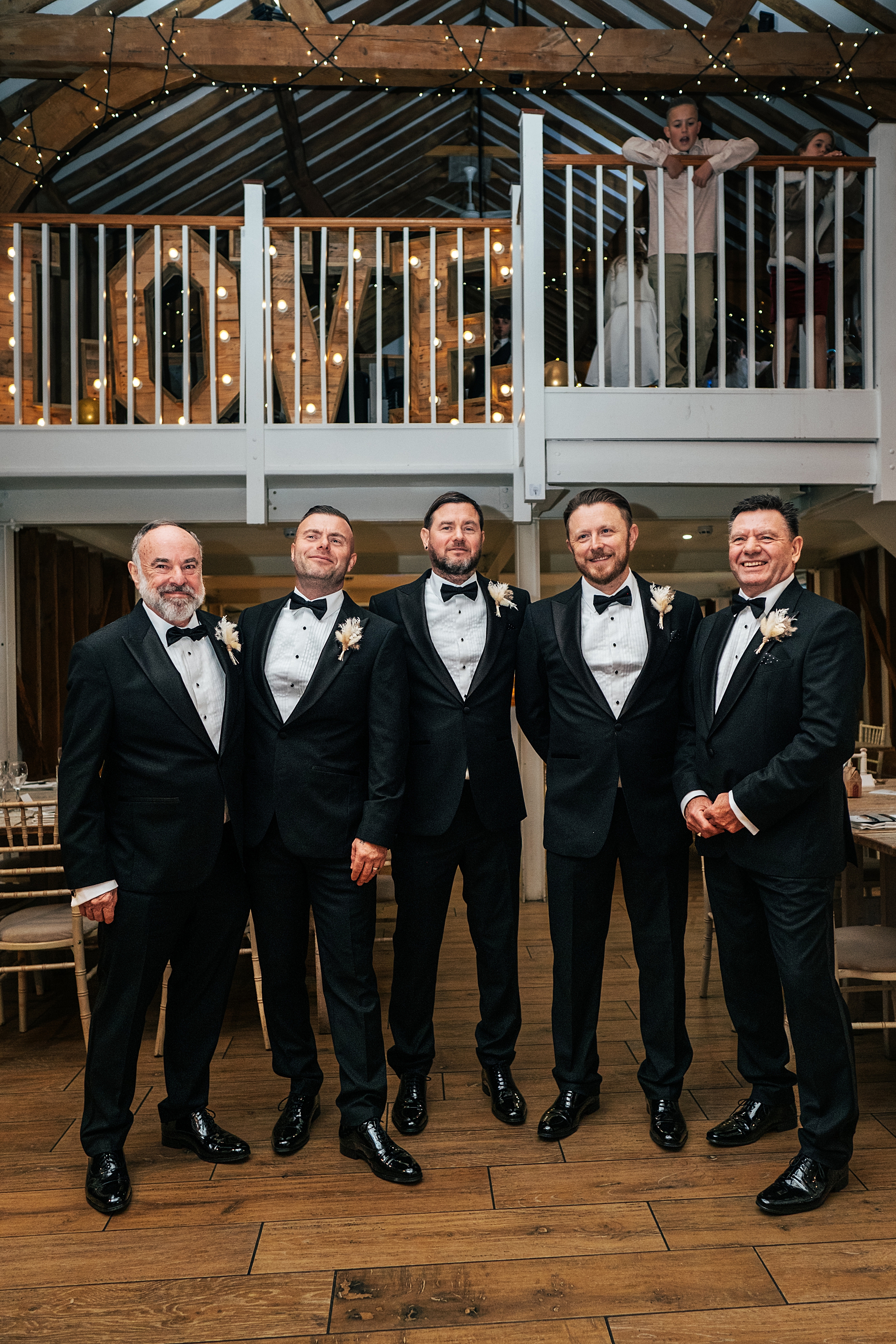 Christmas wedding at The Milling Barn Essex documentary wedding photographer