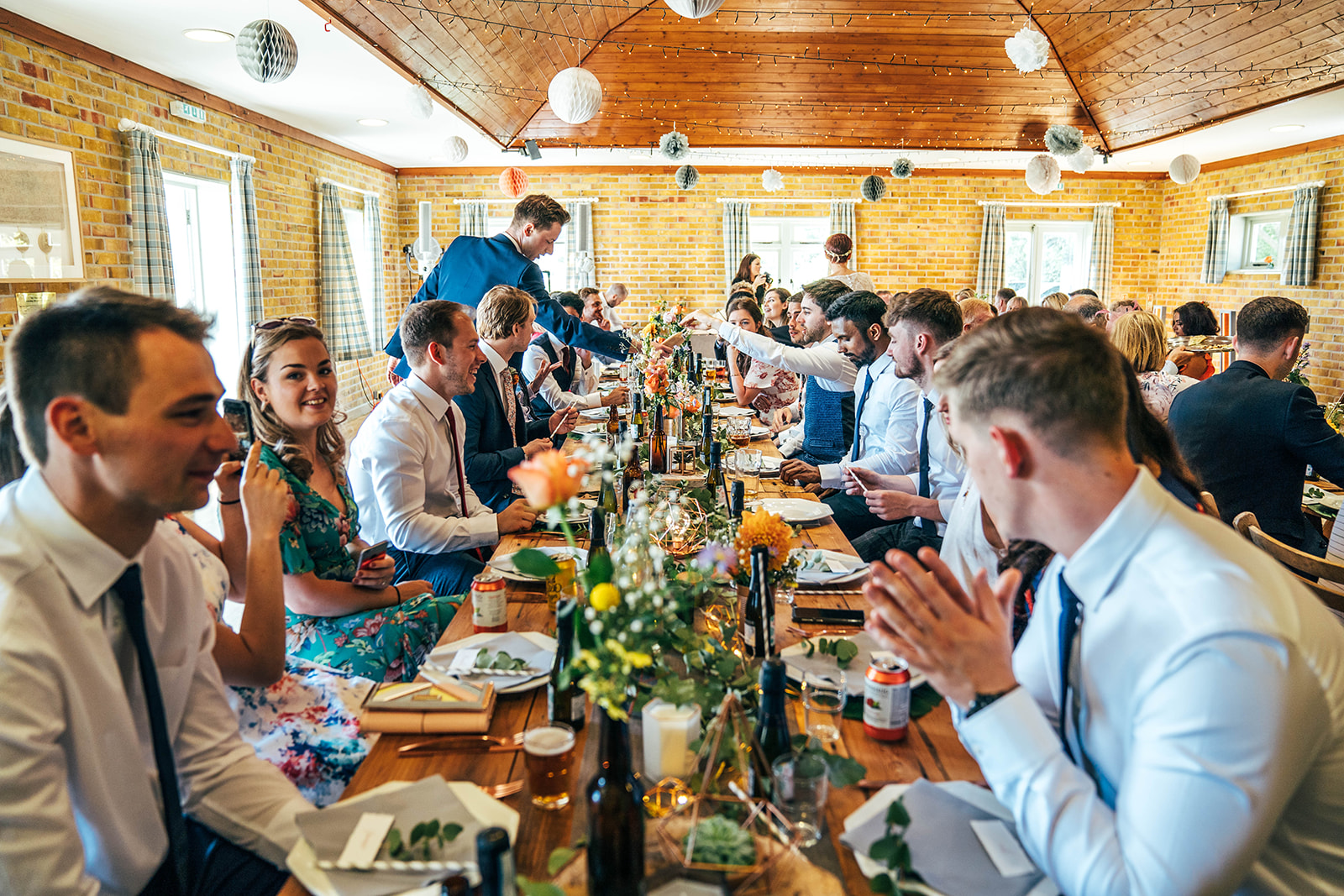 Village Hall wedding Essex documentary wedding photographer