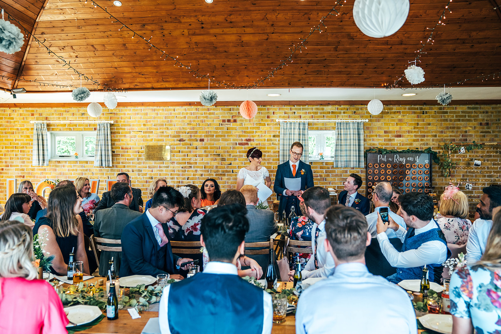 Village Hall wedding Essex documentary wedding photographer