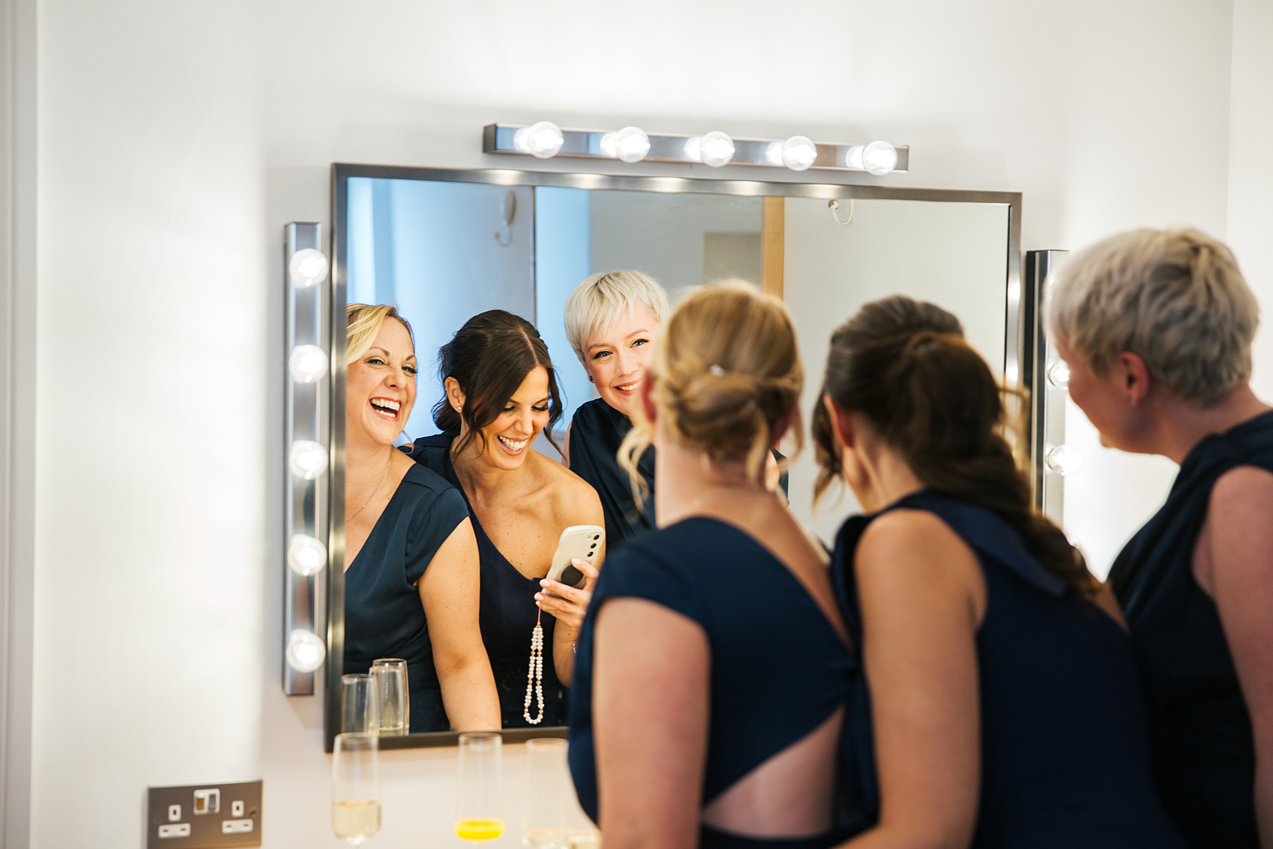 colourful Spring wedding at Blake Hall bride and groom bring dog Essex