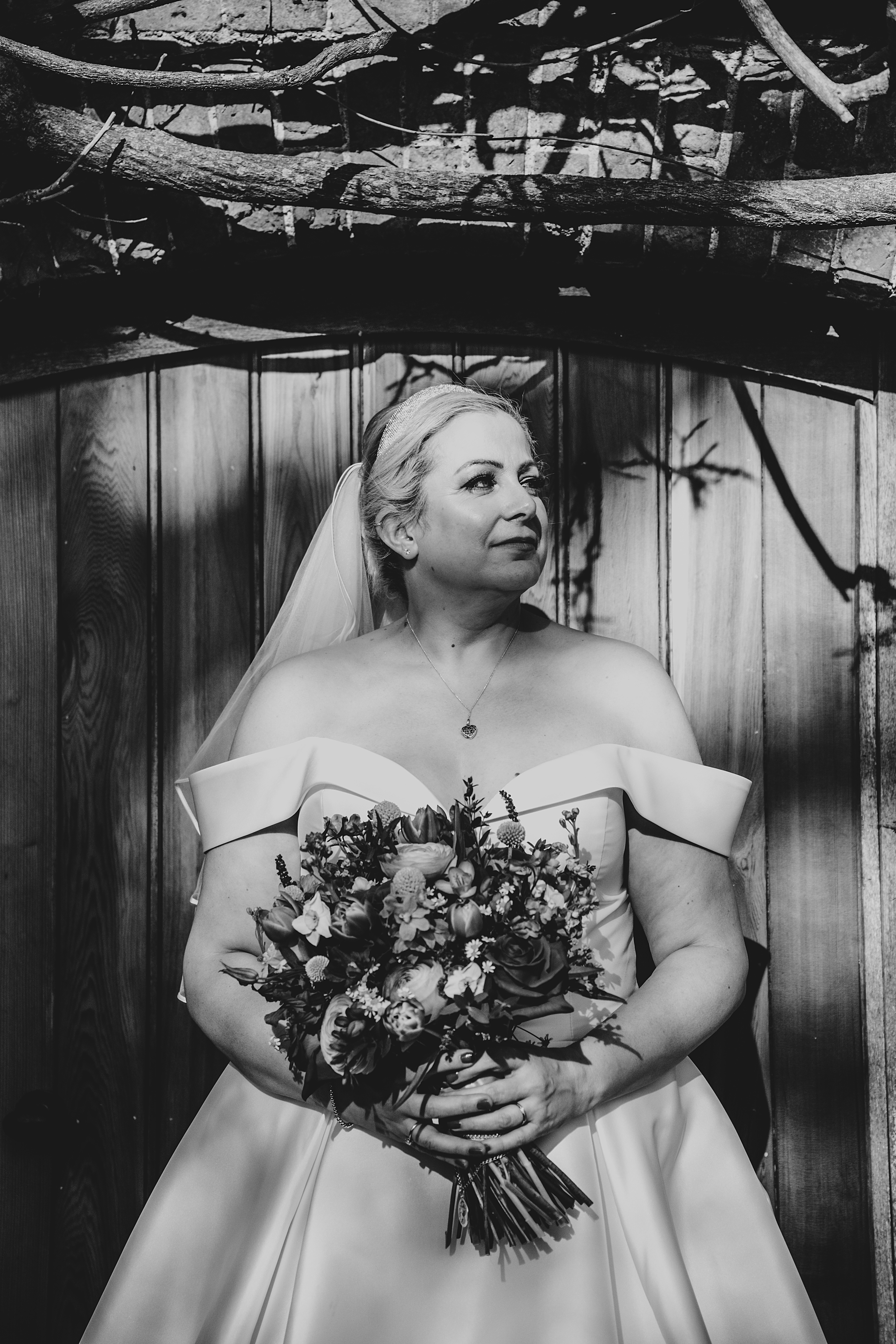 colourful Spring wedding at Blake Hall bride and groom bring dog Essex