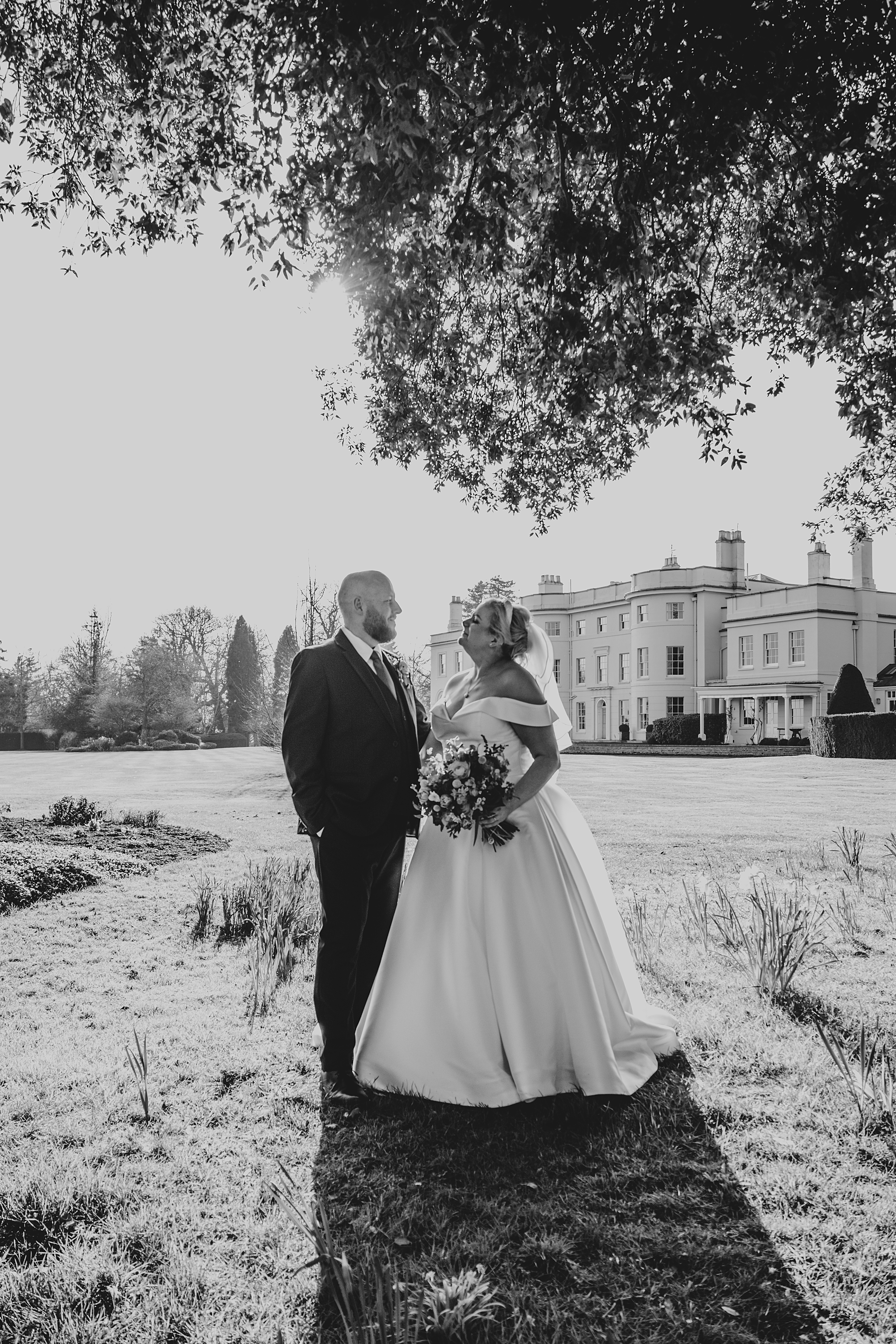 colourful Spring wedding at Blake Hall bride and groom bring dog Essex documentary wedding photographer