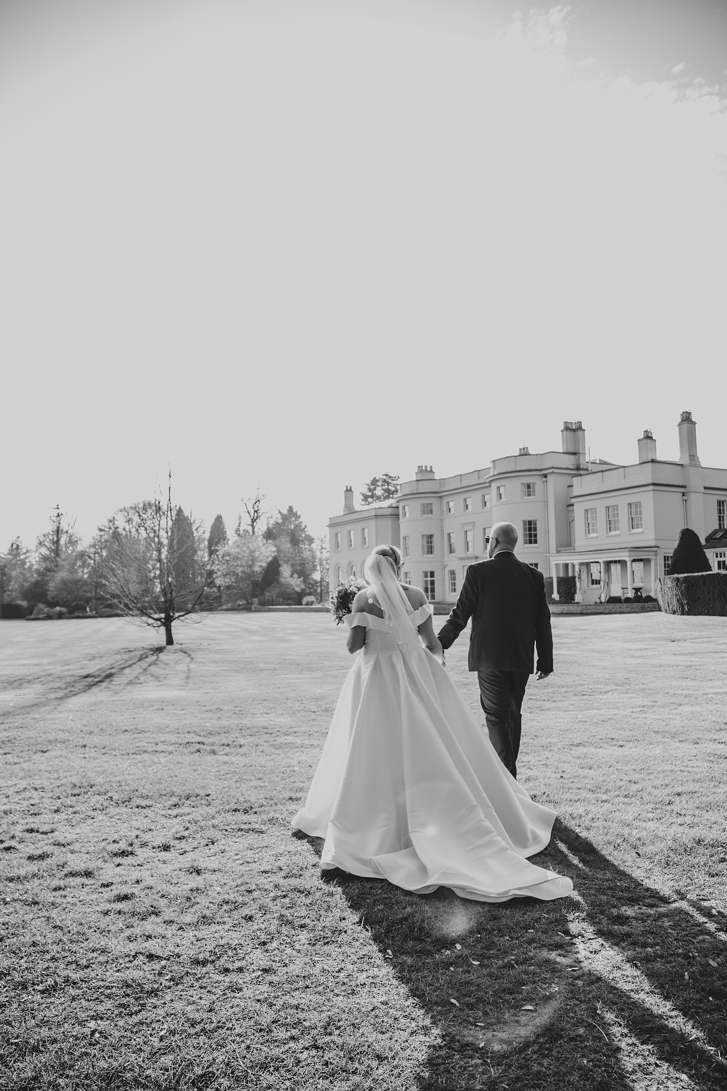 colourful Spring wedding at Blake Hall bride and groom bring dog Essex