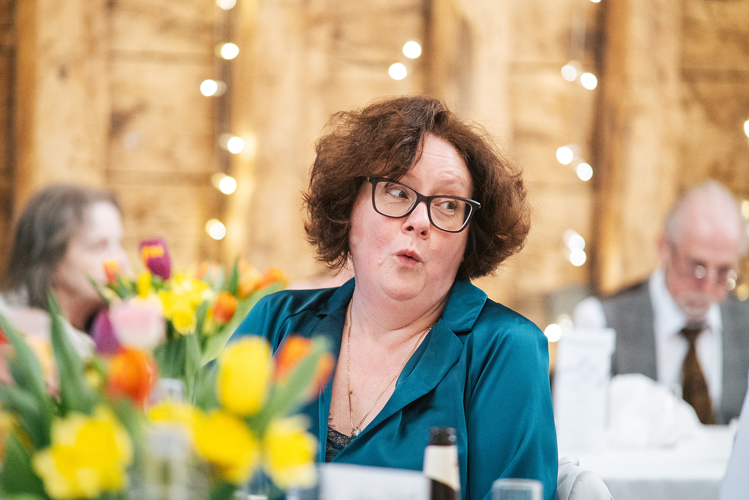 colourful Spring wedding at Blake Hall bride and groom bring dog Essex