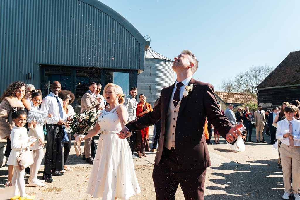 April Farm Wedding The Barns at Lodge Farm Essex Herts documentary wedding photographer