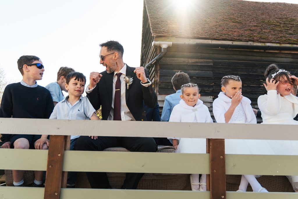 April Farm Wedding The Barns at Lodge Farm Essex Herts documentary wedding photographer
