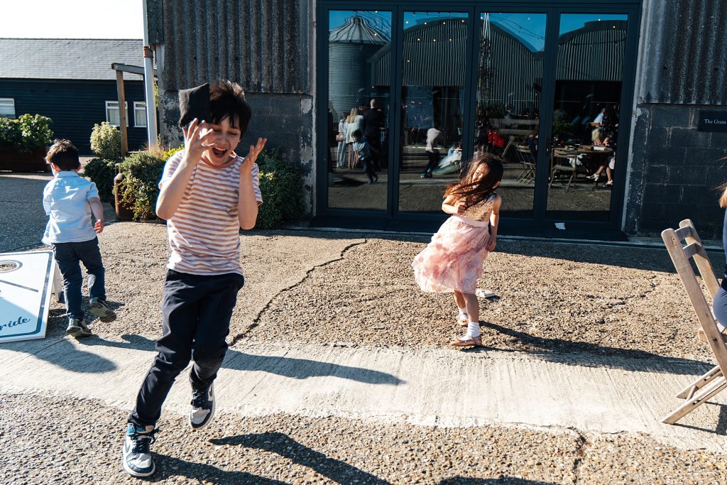 April Farm Wedding The Barns at Lodge Farm Essex Herts documentary wedding photographer