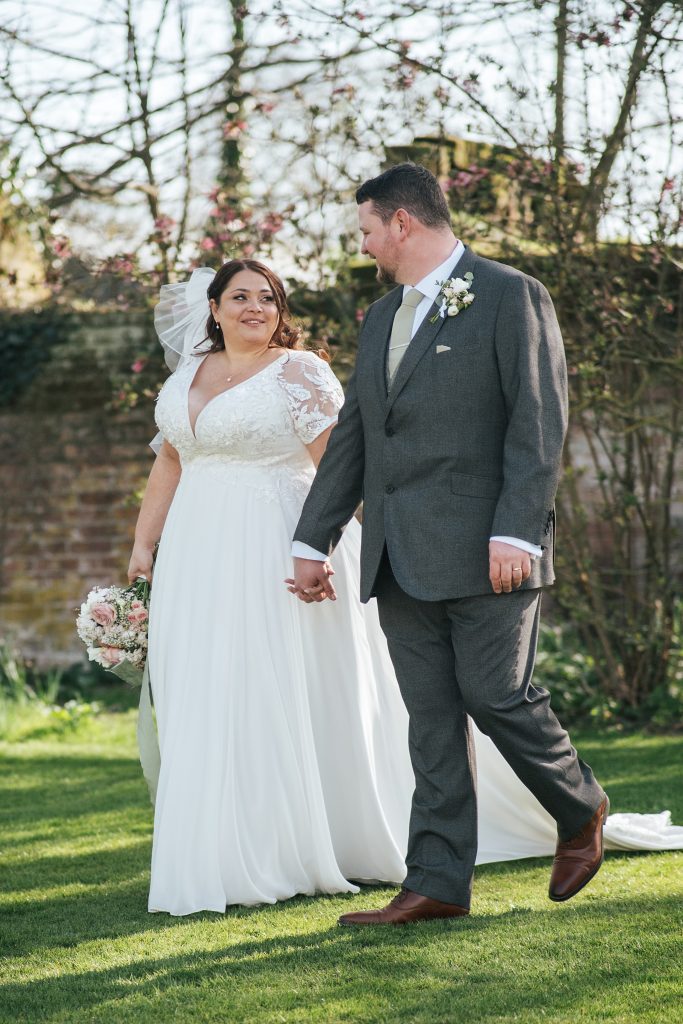 Romantic Spring wedding at Bruisyard Country Estate Essex Suffolk documentary wedding photographer