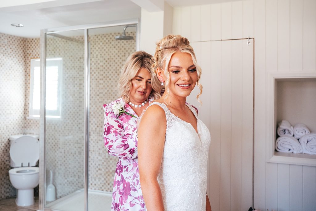 Summer wedding outdoors at Vaulty Manor Essex documentary wedding photographer