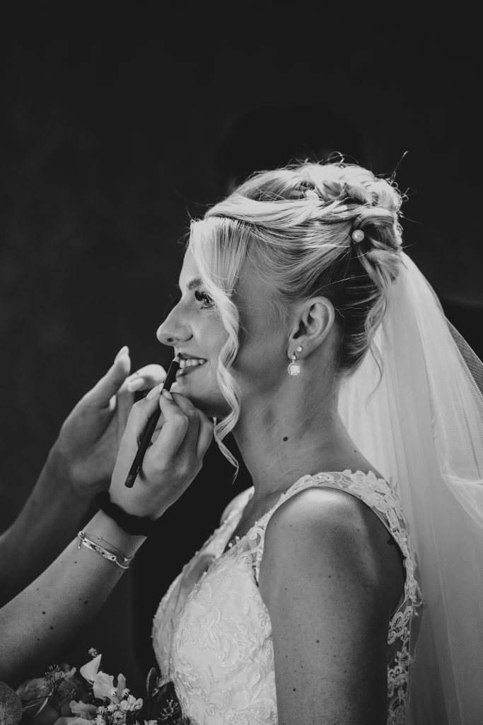 Summer wedding outdoors at Vaulty Manor Essex documentary wedding photographer