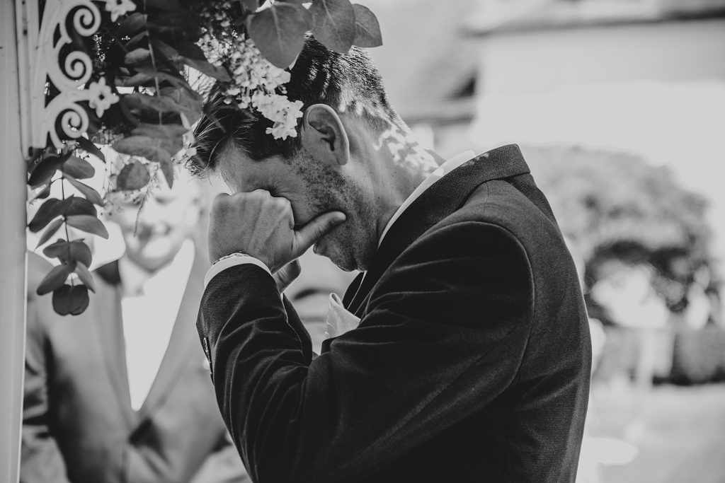 Summer wedding outdoors at Vaulty Manor Essex documentary wedding photographer