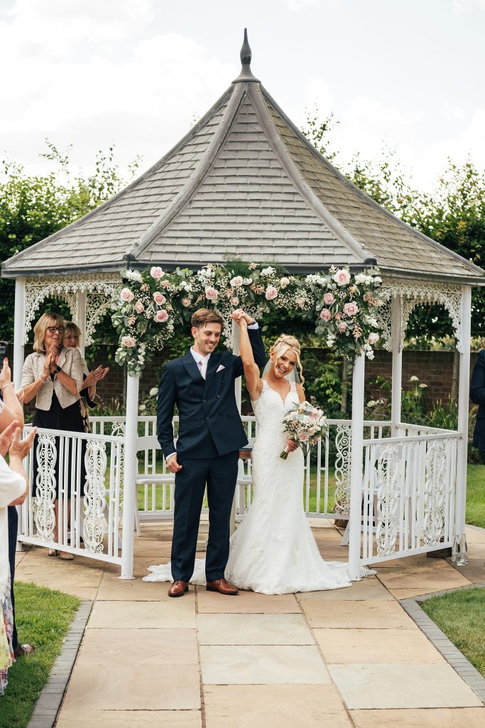 Summer wedding outdoors at Vaulty Manor Essex documentary wedding photographer
