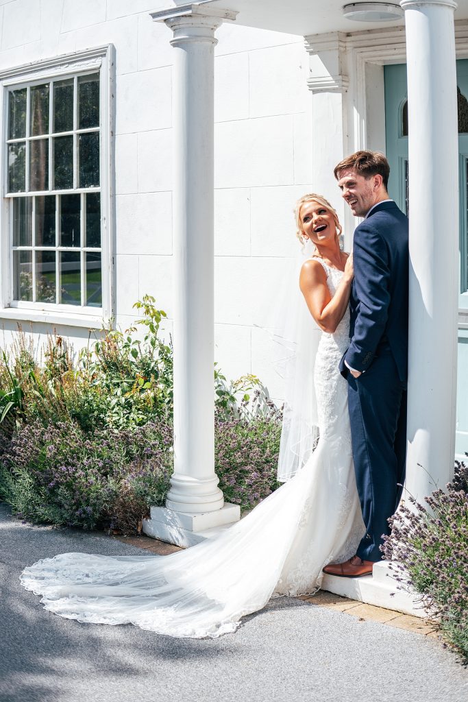 Summer wedding outdoors at Vaulty Manor Essex documentary wedding photographer