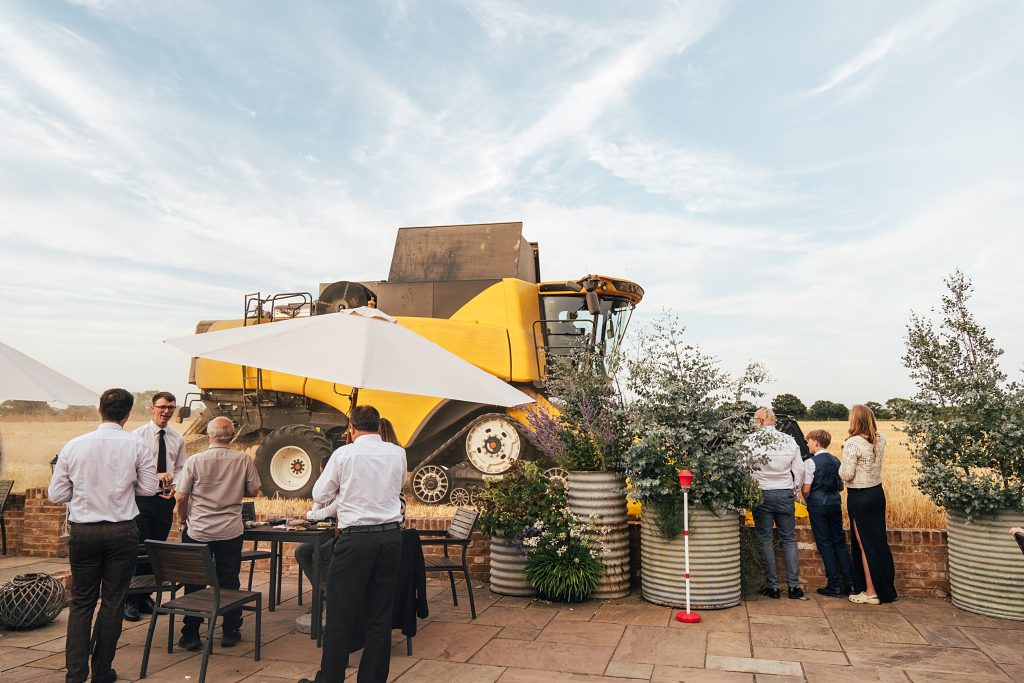 Summer wedding outdoors at Vaulty Manor Essex documentary wedding photographer