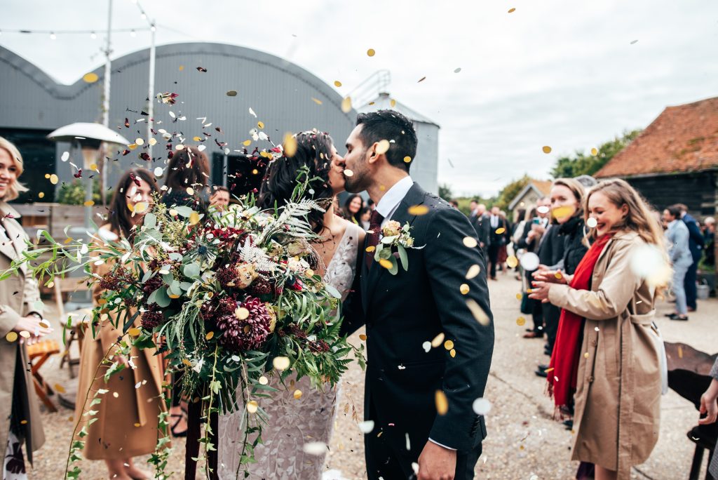 The barns at lodge farm Epping Essex wedding photographer